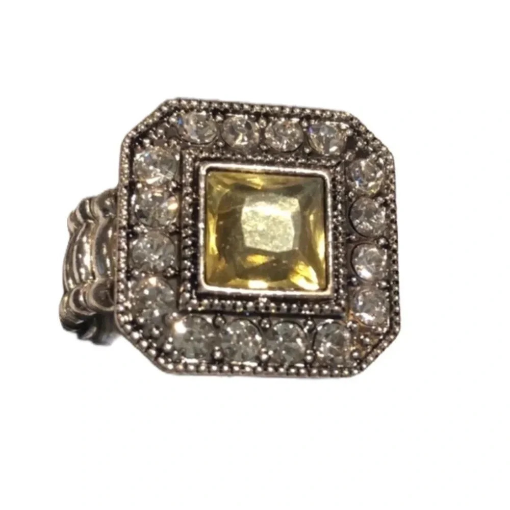 STONE RING NEW WOMENS COSTUME JEWELRY SUMMER FALL WINTER STETCH ONE SIZE